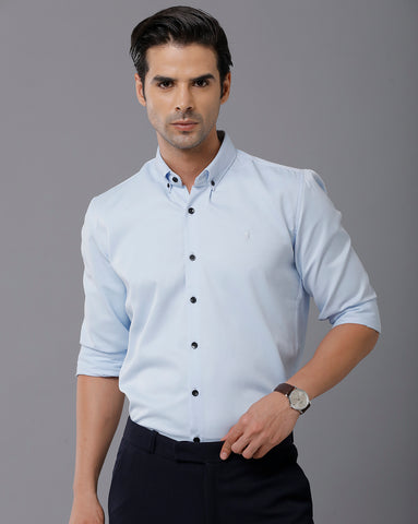Sky Blue Premium Full Sleeve Shirt