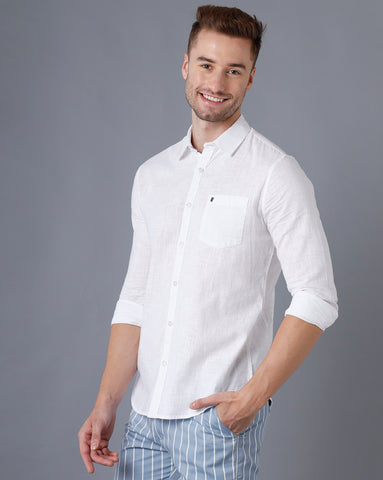 White Linen Shirt