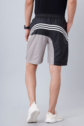Unisexual Tri-color Dry Fit Shorts