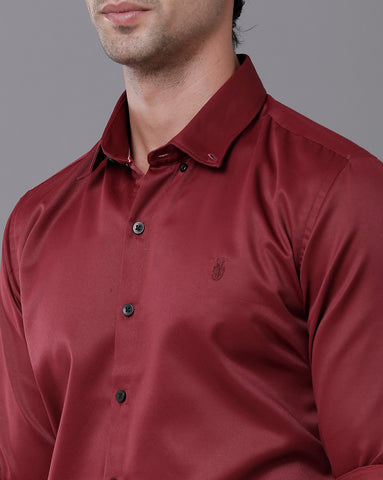 Maroon Premium Full Sleeve Shirt