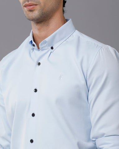 Sky Blue Premium Full Sleeve Shirt